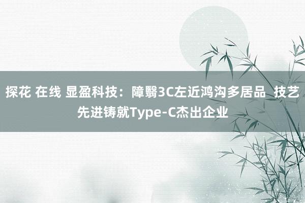 探花 在线 显盈科技：障翳3C左近鸿沟多居品  技艺先进铸就Type-C杰出企业