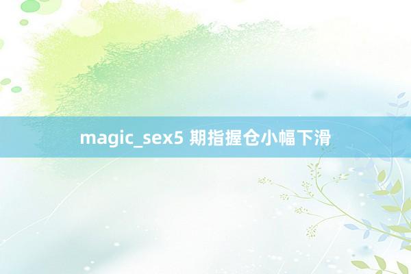 magic_sex5 期指握仓小幅下滑