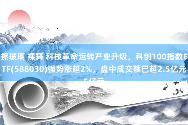 擦玻璃 裸舞 科技革命运转产业升级，科创100指数ETF(588030)强势涨超2%，盘中成交额已超2.5亿元