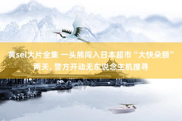 黄sei大片全集 一头熊闯入日本超市“大快朵颐”两天， 警方开动无东说念主机搜寻