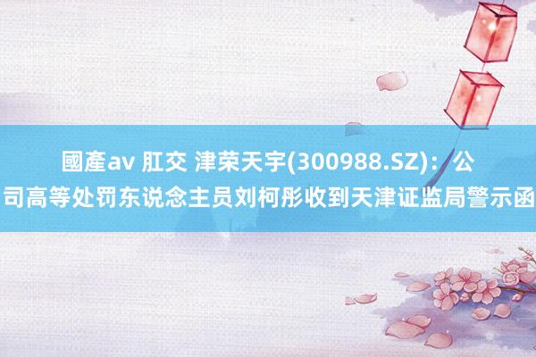 國產av 肛交 津荣天宇(300988.SZ)：公司高等处罚东说念主员刘柯彤收到天津证监局警示函