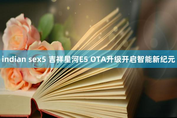 indian sex5 吉祥星河E5 OTA升级开启智能新纪元