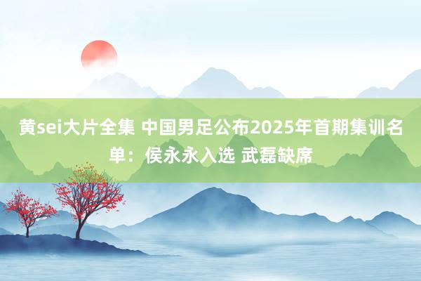 黄sei大片全集 中国男足公布2025年首期集训名单：侯永永入选 武磊缺席